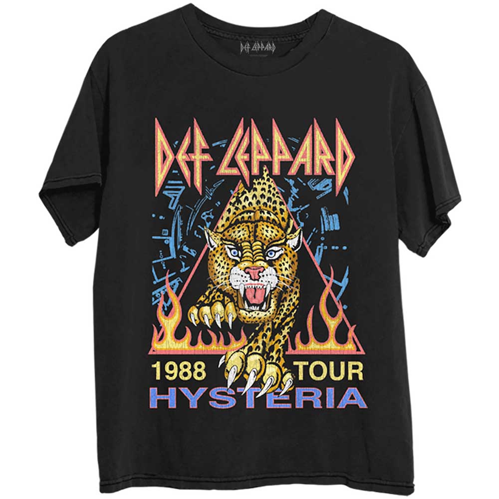 Def Leppard Unisex T-Shirt: Hysteria '88 (Back Print) – House of Merch