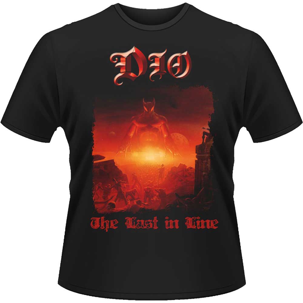 Dio Unisex T-Shirt: Last In Line (Back Print)