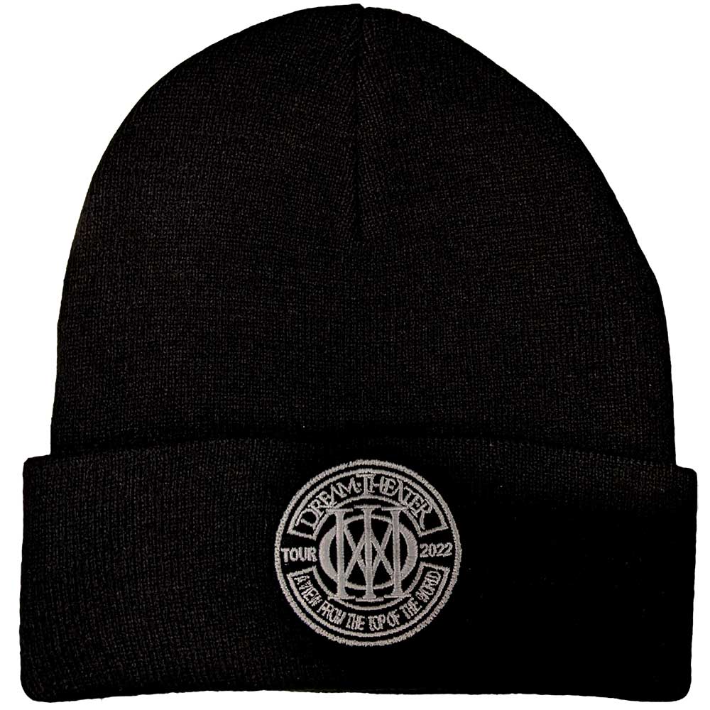 Dream Theater Unisex Beanie Hat: Top Of The World Tour 2022 Logo