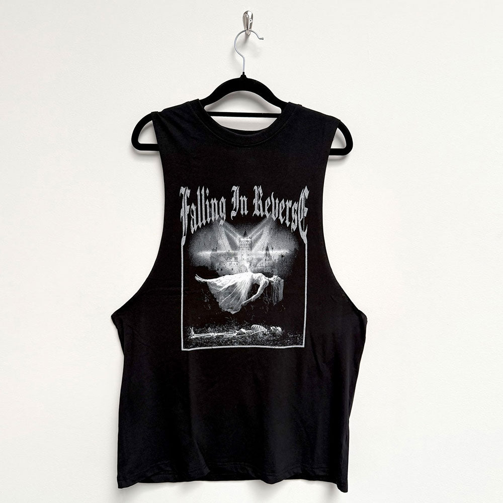 Falling In Reverse Unisex Vest T-Shirt: Floating (Black)