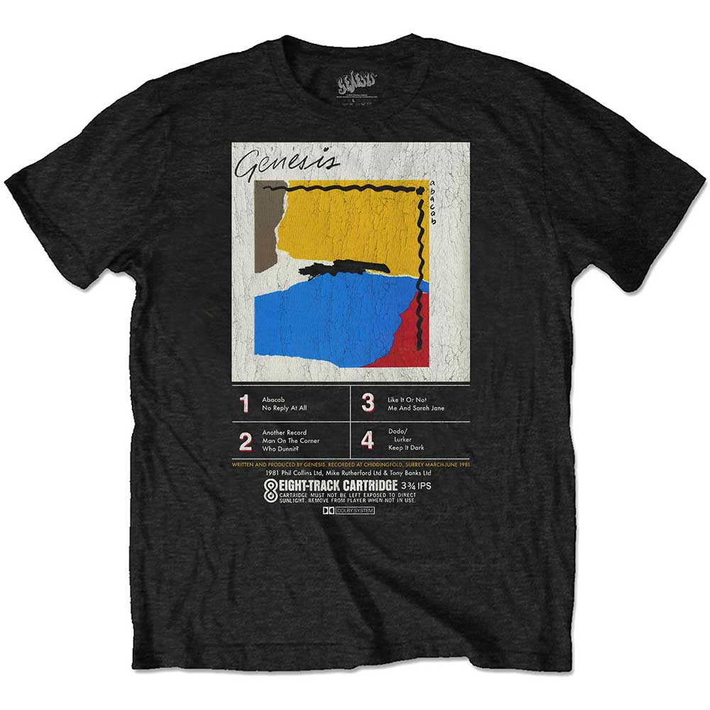 Genesis Unisex T-Shirt: ABACAB 8-Track