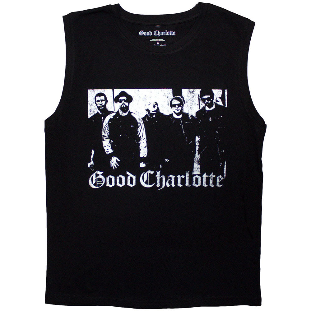 Good Charlotte Unisex Tank T-Shirt: Band Photo (Black)