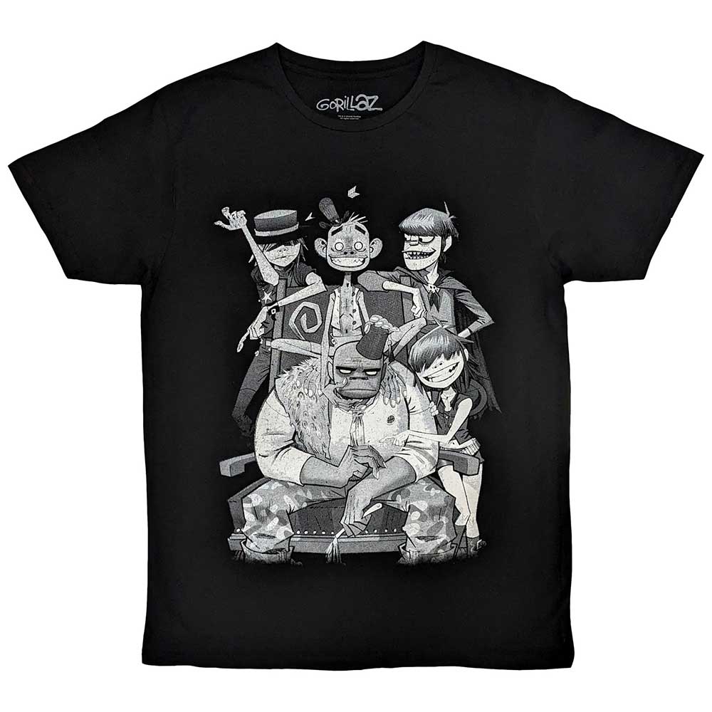 Gorillaz Unisex T-Shirt: George Spray (Back Print) – House of Merch