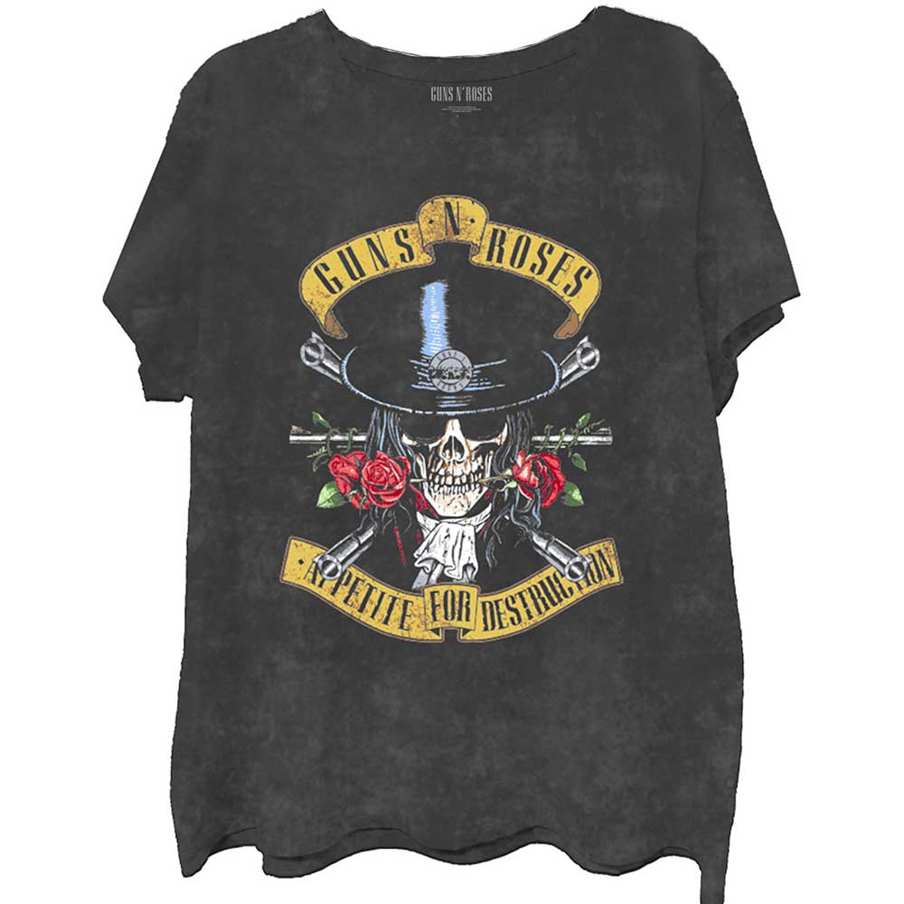 Guns N' Roses Unisex T-Shirt: Appetite Washed (Wash Collection)
