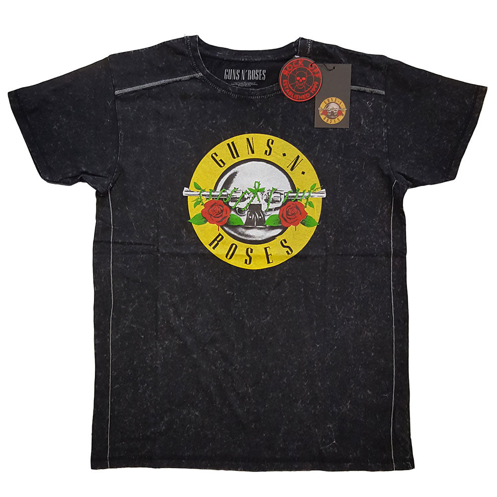 Guns N' Roses Unisex T-Shirt: Classic Logo (Wash Collection)