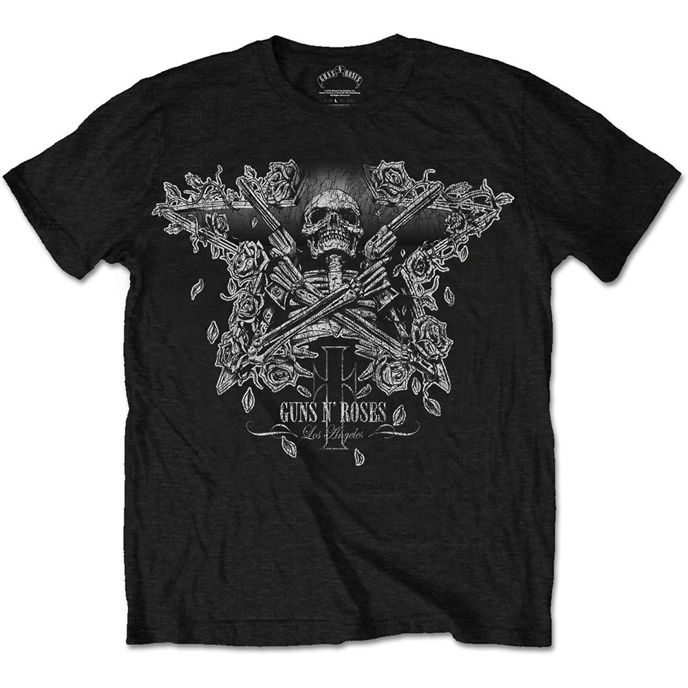 Guns N' Roses Unisex T-Shirt: Skeleton Guns