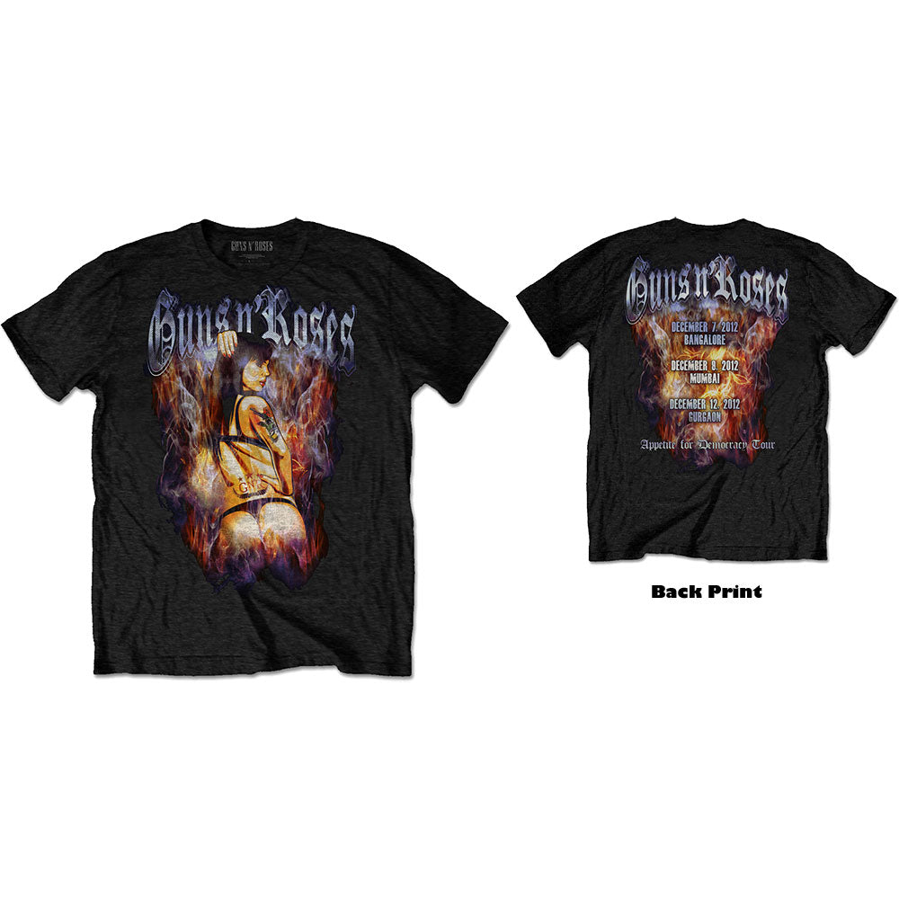 Guns N' Roses Unisex T-Shirt: Torso (Back Print)