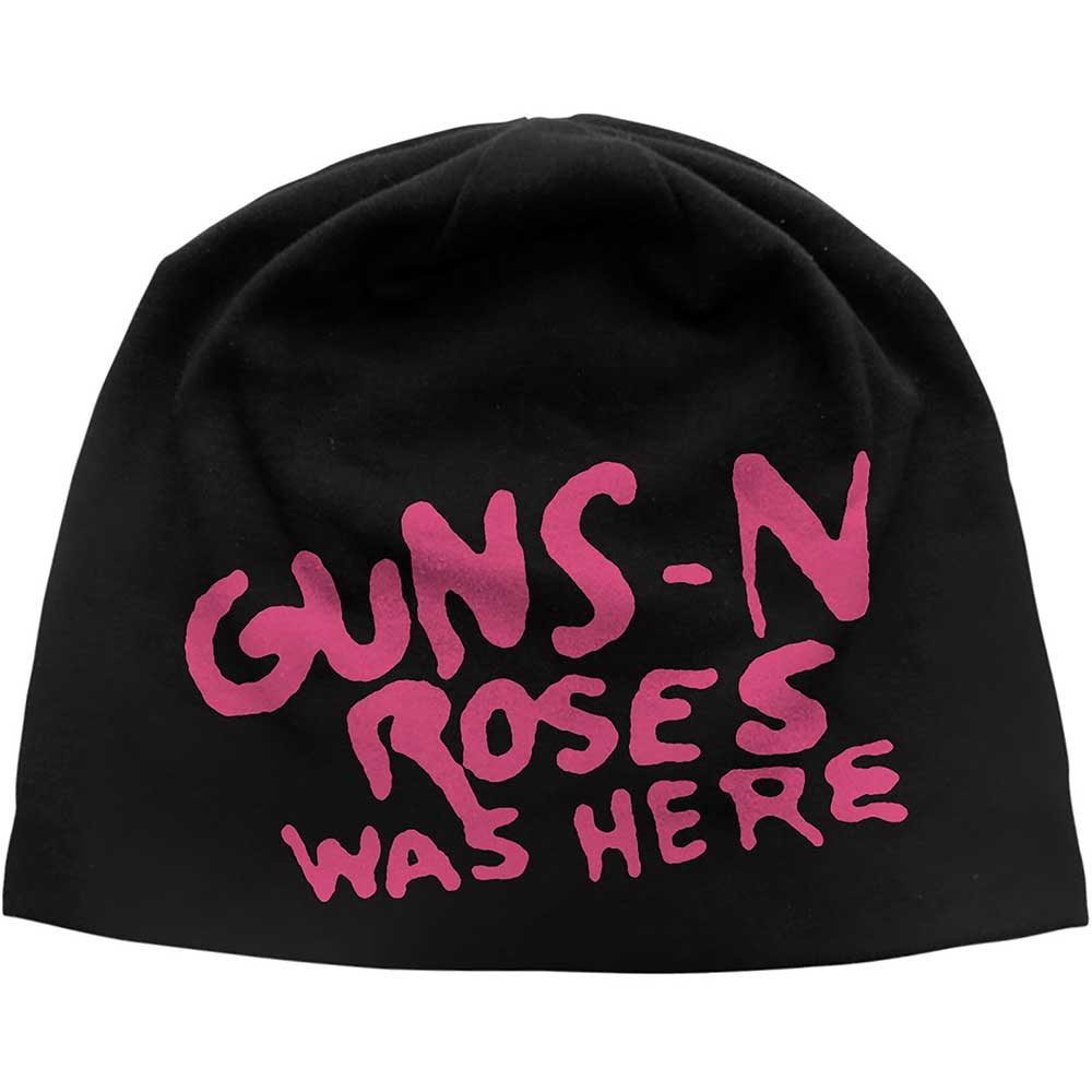 Guns N' Roses Unisex Beanie Hat: Was Here JD Print