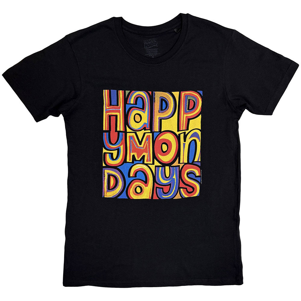Happy Mondays Unisex T-Shirt: Greatest Hits (Black)