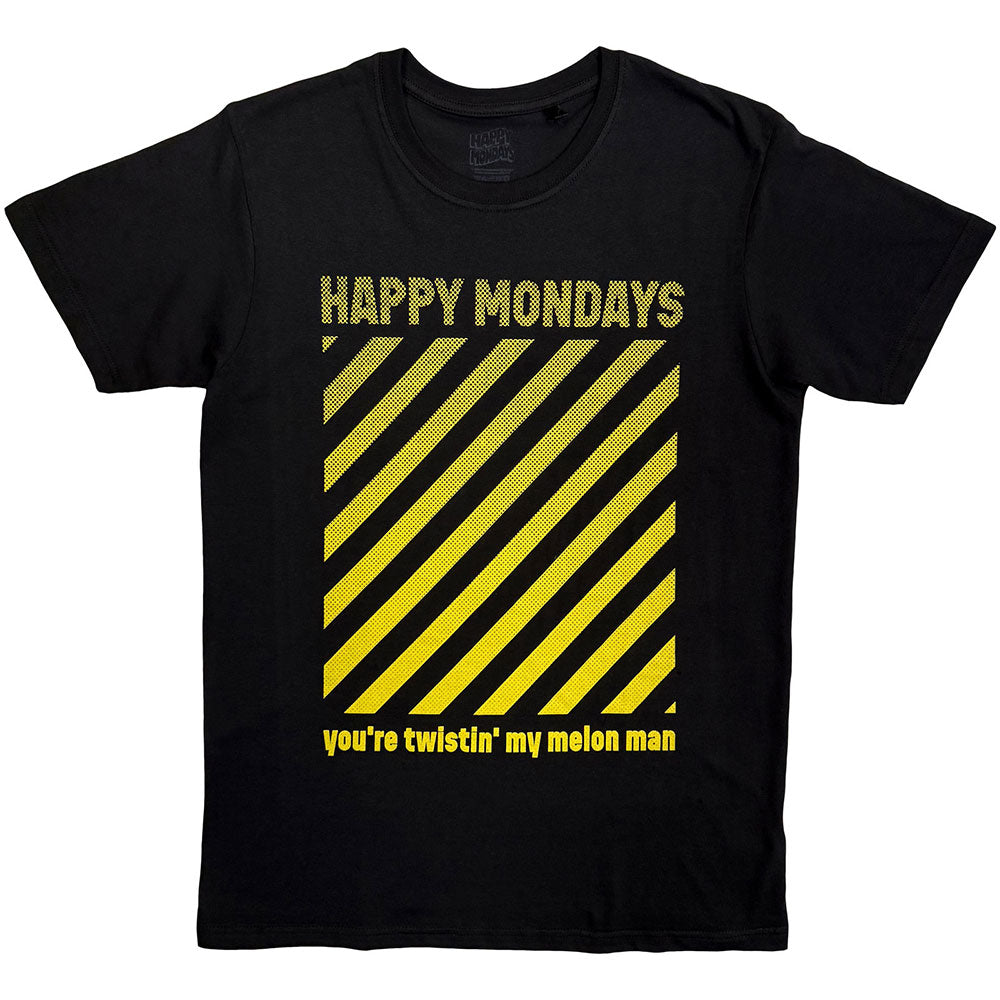 Happy Mondays Unisex T-Shirt: You're Twistin' My Melon Man (Black)