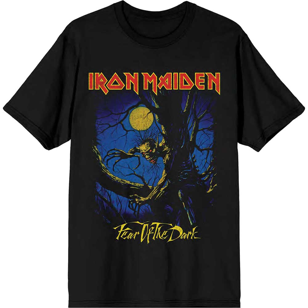 Iron Maiden Unisex T-Shirt: Fear of the Dark Moonlight