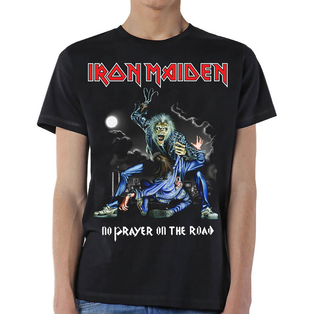 Iron Maiden Unisex T-Shirt: No Prayer On The Road