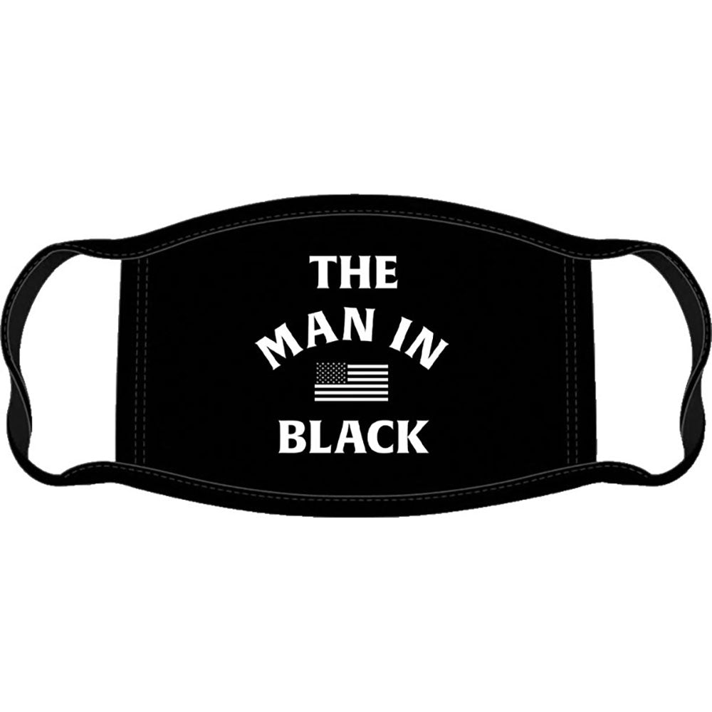 Johnny Cash Face Mask: Man In Black