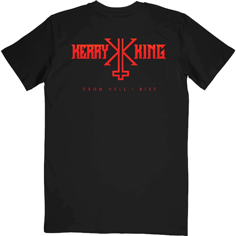 Kerry King Unisex T-Shirt: From Hell I Rise F&B (Back Print)