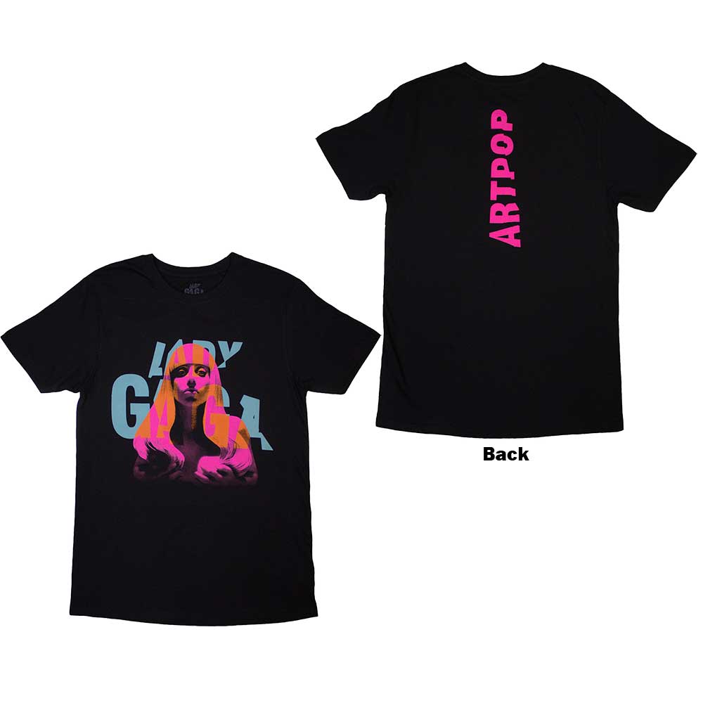 Lady Gaga Art Pop Teaser T-Shirt Ufficiale Donna - 100% Cotone - Girocollo Manica Corta