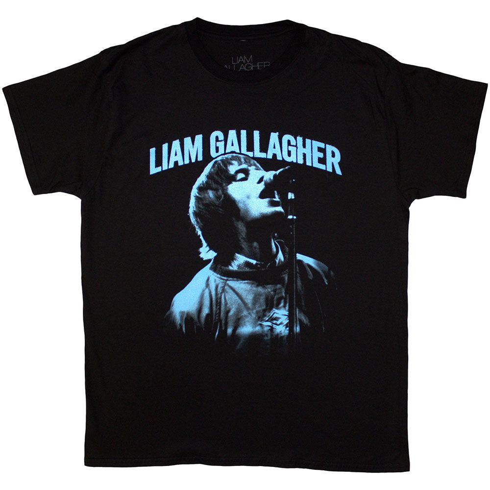 Liam Gallagher Unisex T-Shirt: Maine Road Live (Black)