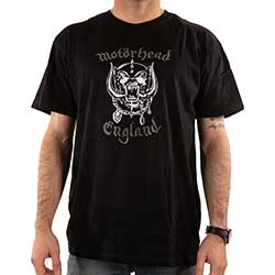Motorhead Unisex Embellished T-Shirt: England (Diamante)