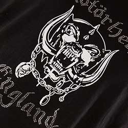 Motorhead Unisex Embellished T-Shirt: England (Diamante)