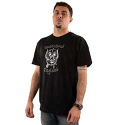 Motorhead Unisex Embellished T-Shirt: England (Diamante)