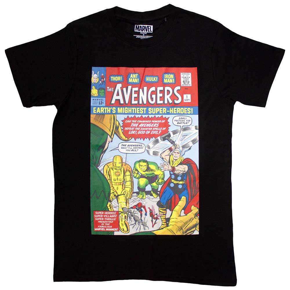 Marvel Comics Unisex T-Shirt: Earth's Mightiest... Comic Cover
