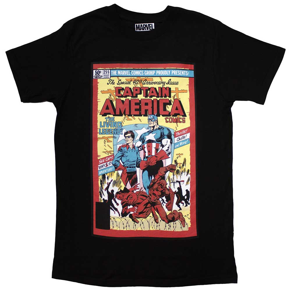 Marvel Comics Unisex T-Shirt: Living Legend Comic Cover