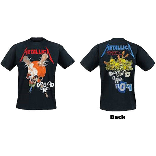 Metallica Unisex T-Shirt: Damage Inc (Back Print)