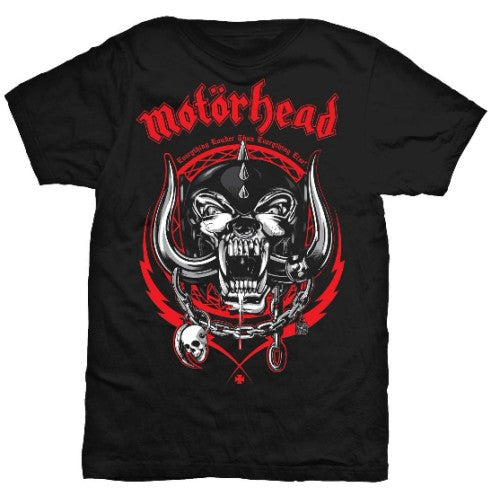 Motorhead Unisex T-Shirt: Lightning Wreath