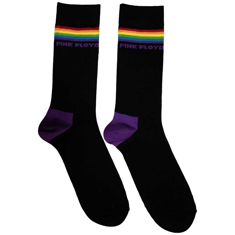 Pink Floyd Unisex Ankle Socks: Prism Stripes (UK Size 6 - 11)