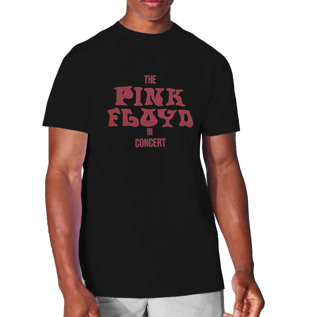 Pink Floyd Unisex Hi-Build T-Shirt: In Concert (Puff Print)