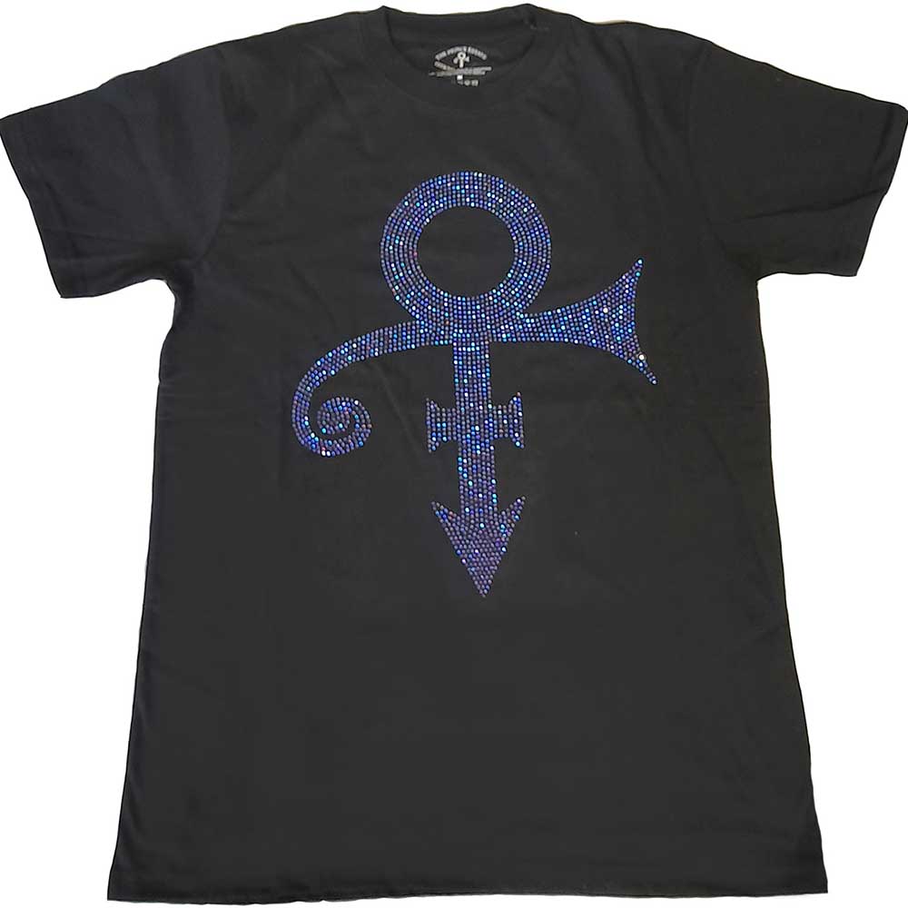 Prince Unisex T-Shirt: Purple Symbol (Diamante)