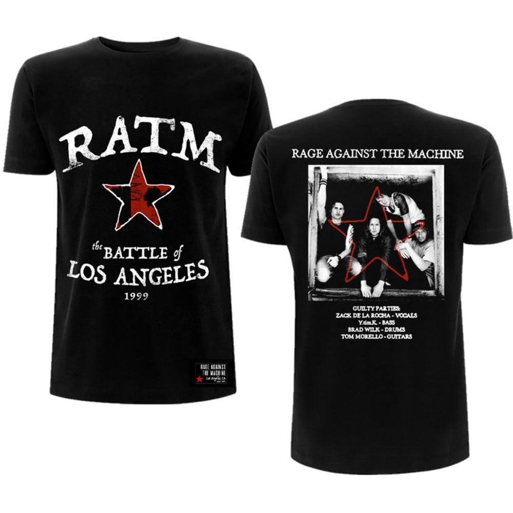 Rage Against The Machine - Battle Star (T-Shirt) Black / L, image size:1000x1000