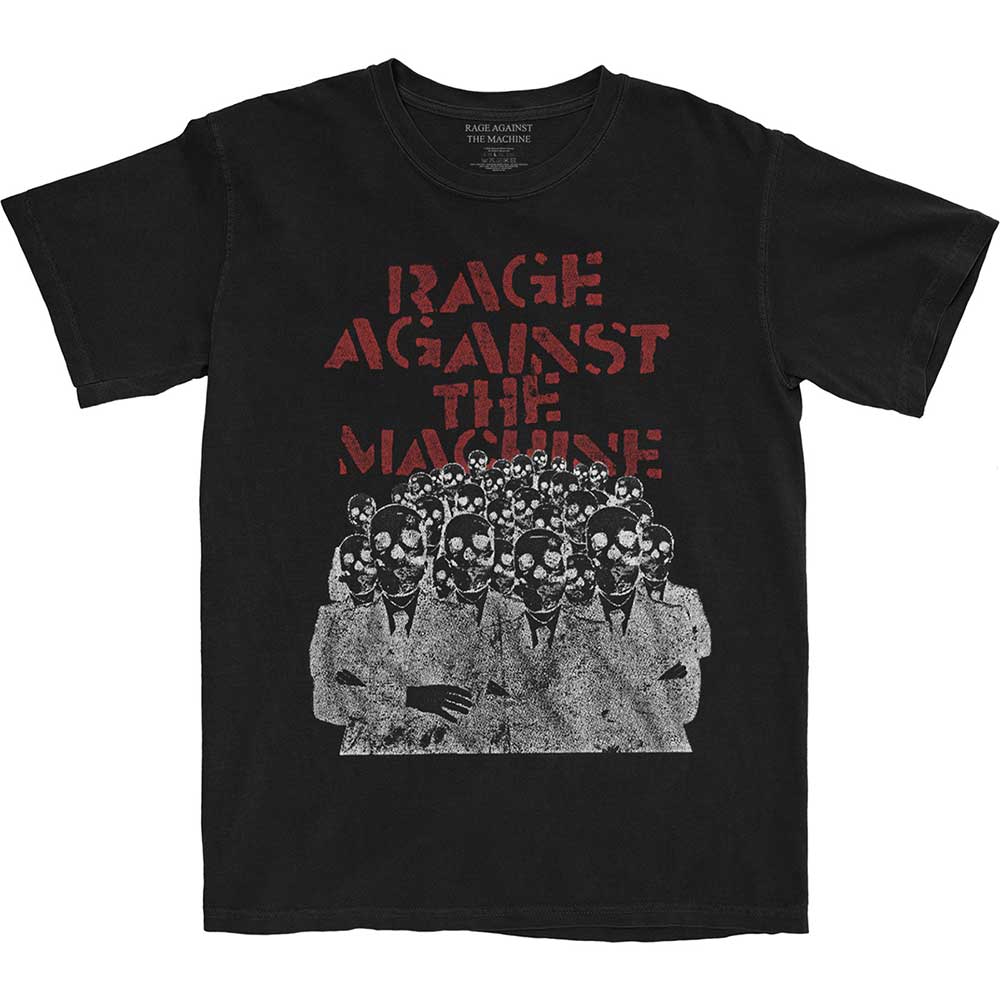 Rage Against The Machine Unisex T-Shirt: Crowd Masks