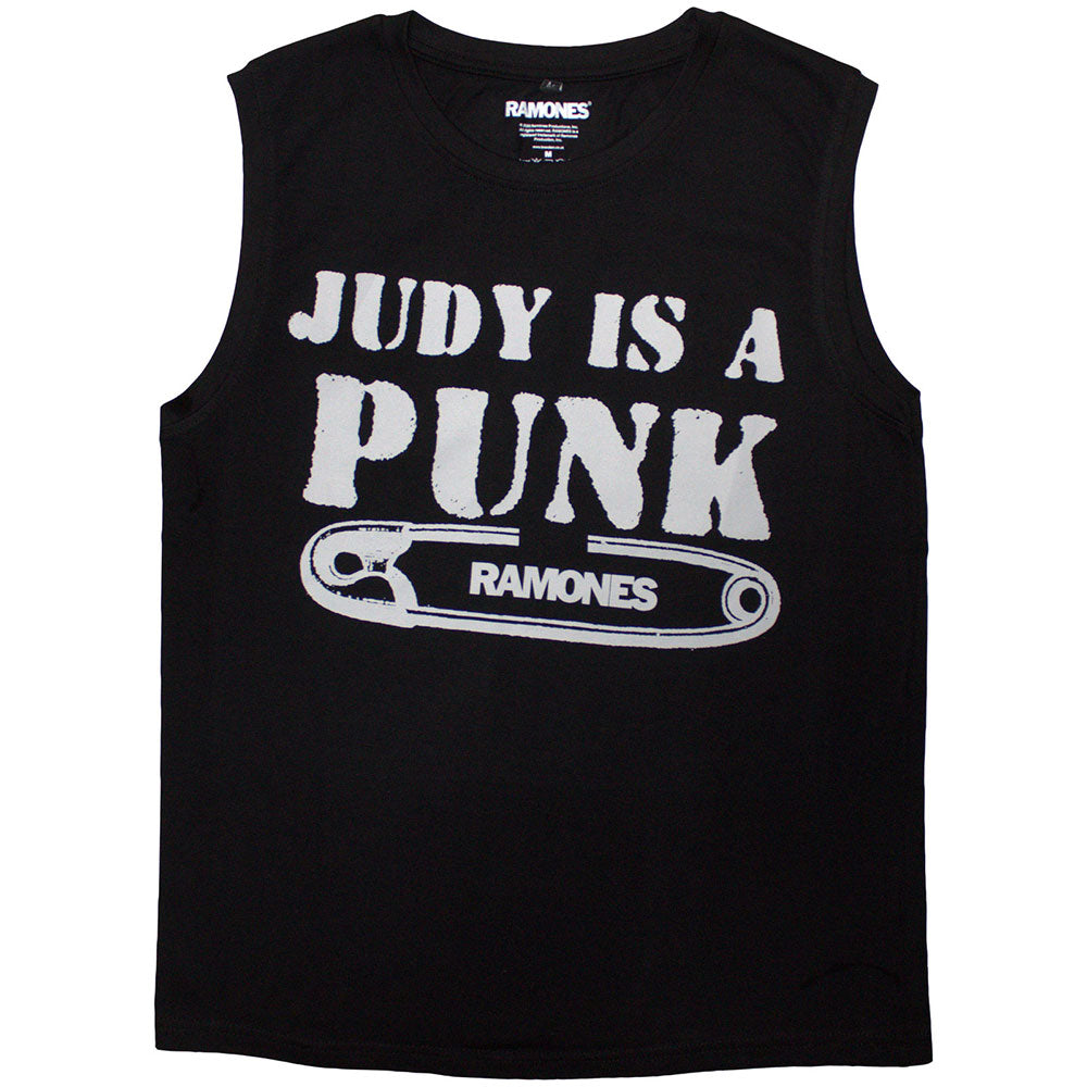 Ramones Unisex Tank T-Shirt: Judy (Black)