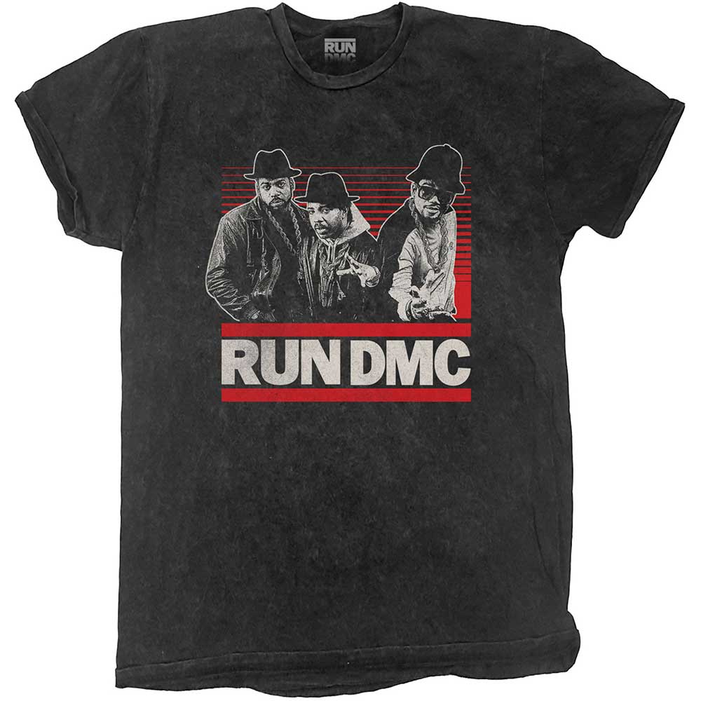 Run DMC Unisex T-Shirt: Gradient Bars (Wash Collection)