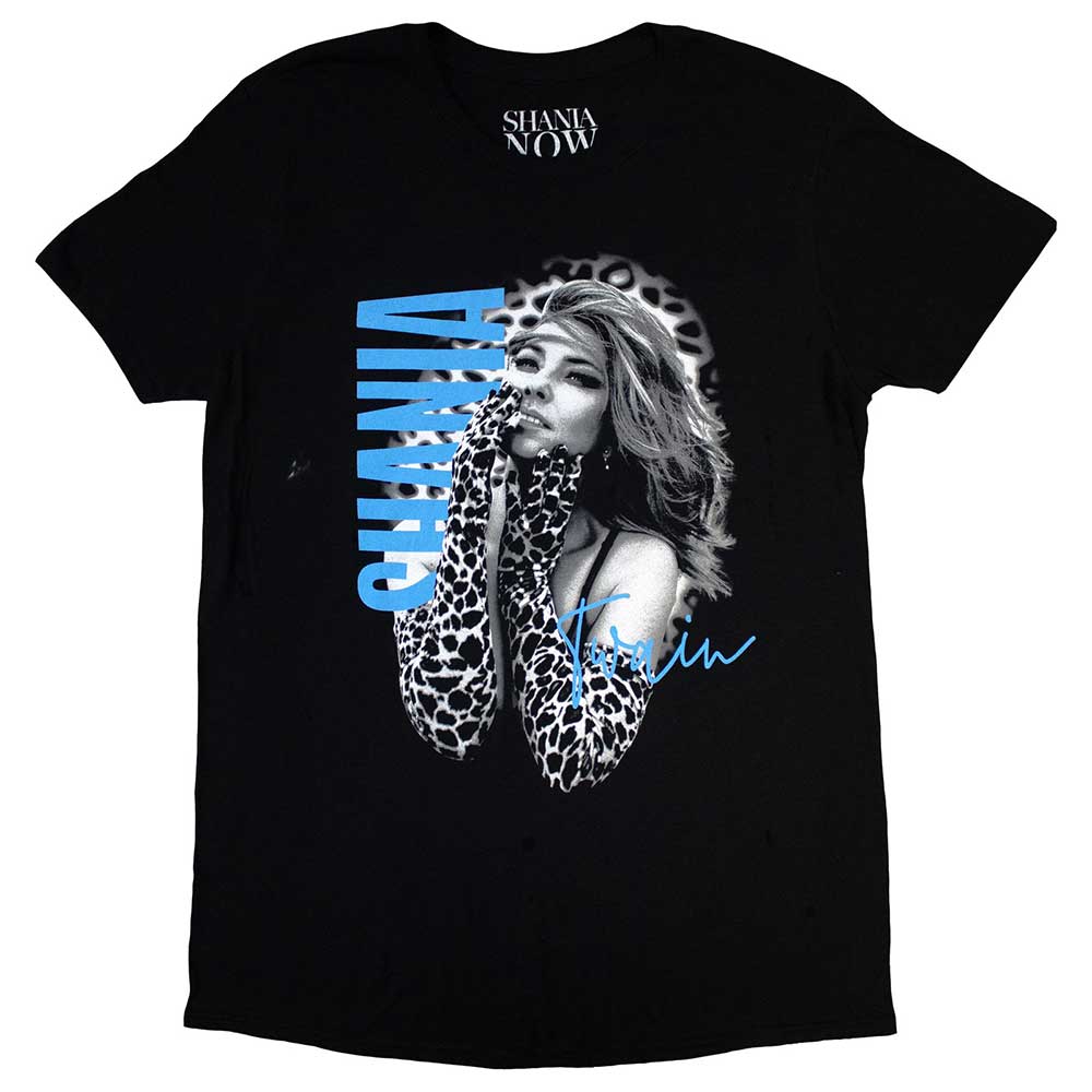 Shania Twain Unisex T-Shirt: Tour 2018 Gloves Photo (Back Print & Ex-Tour)