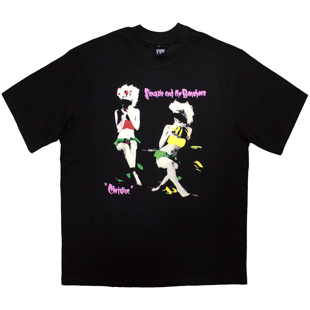 Siouxsie & The Banshees Unisex Oversized T-Shirt: Christine (Black)