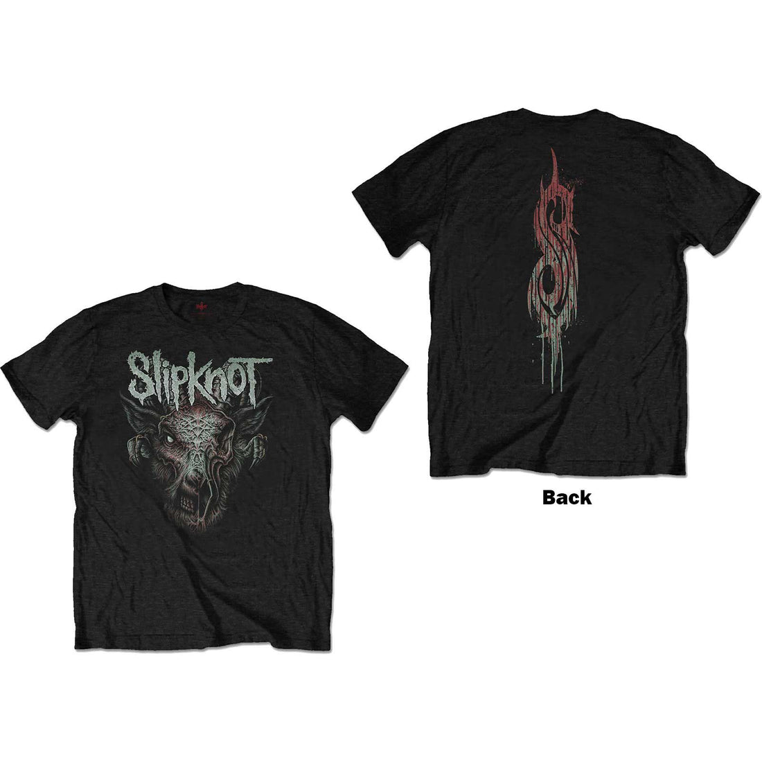 Slipknot Kids T-Shirt: Infected Goat (Back Print)