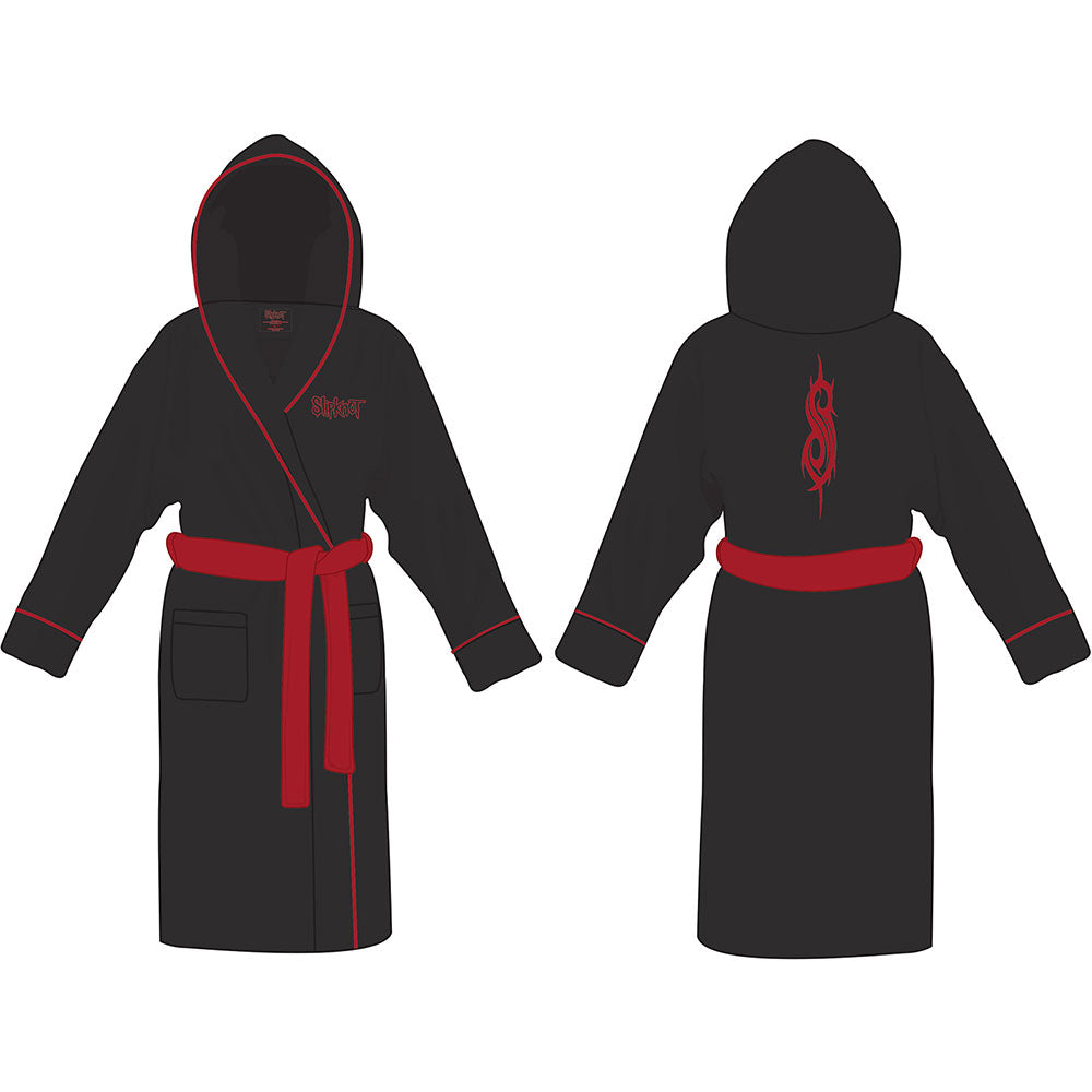 Slipknot Unisex Bathrobe: Logo & Tribal S