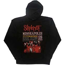Slipknot Unisex Pullover Hoodie: Minneapolis '09 (Back Print & Eco-Friendly)