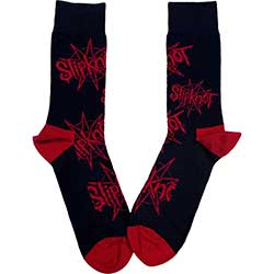 Slipknot Unisex Ankle Socks: Logo & Nonagram (UK Size 7 - 11)