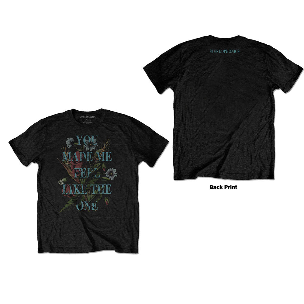 Stereophonics Unisex T-Shirt: Make Me Feel… (Back Print)