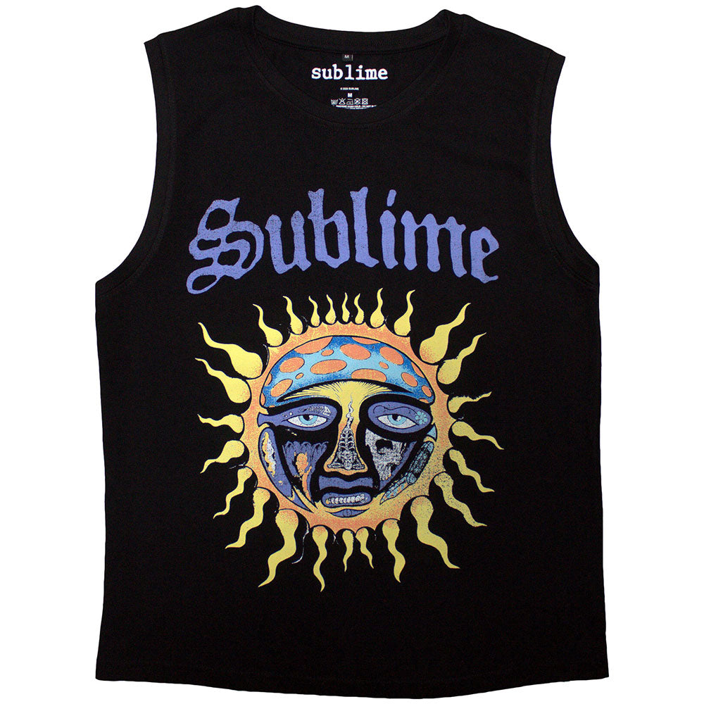 Sublime Unisex Tank T-Shirt: Sun Logo (Black)