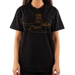 The Beatles Unisex Embellished T-Shirt: Yellow Submarine (Diamante)