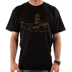 The Beatles Unisex Embellished T-Shirt: Yellow Submarine (Diamante)