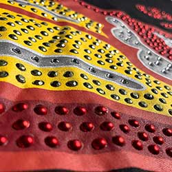 The Rolling Stones Unisex Embellished T-Shirt: Dia Tongue (Diamante)