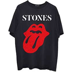 The Rolling Stones Unisex T-Shirt: Sixty Classic Vintage Solid Tongue