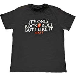 The Rolling Stones Unisex T-Shirt: Sixty It's only R&R but I like it (Foiled)