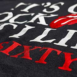 The Rolling Stones Unisex T-Shirt: Sixty It's only R&R but I like it (Foiled)