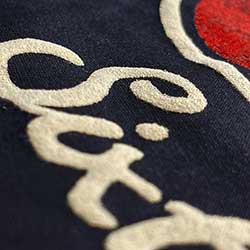 The Rolling Stones Unisex T-Shirt: Sixty Plastered Tongue (Suede Applique)