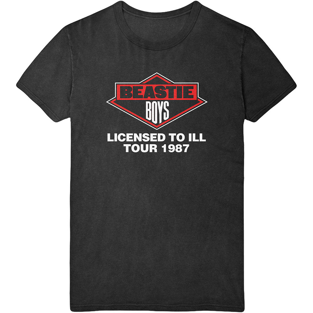 The Beastie Boys Unisex T-Shirt: Licensed To Ill Tour 1987